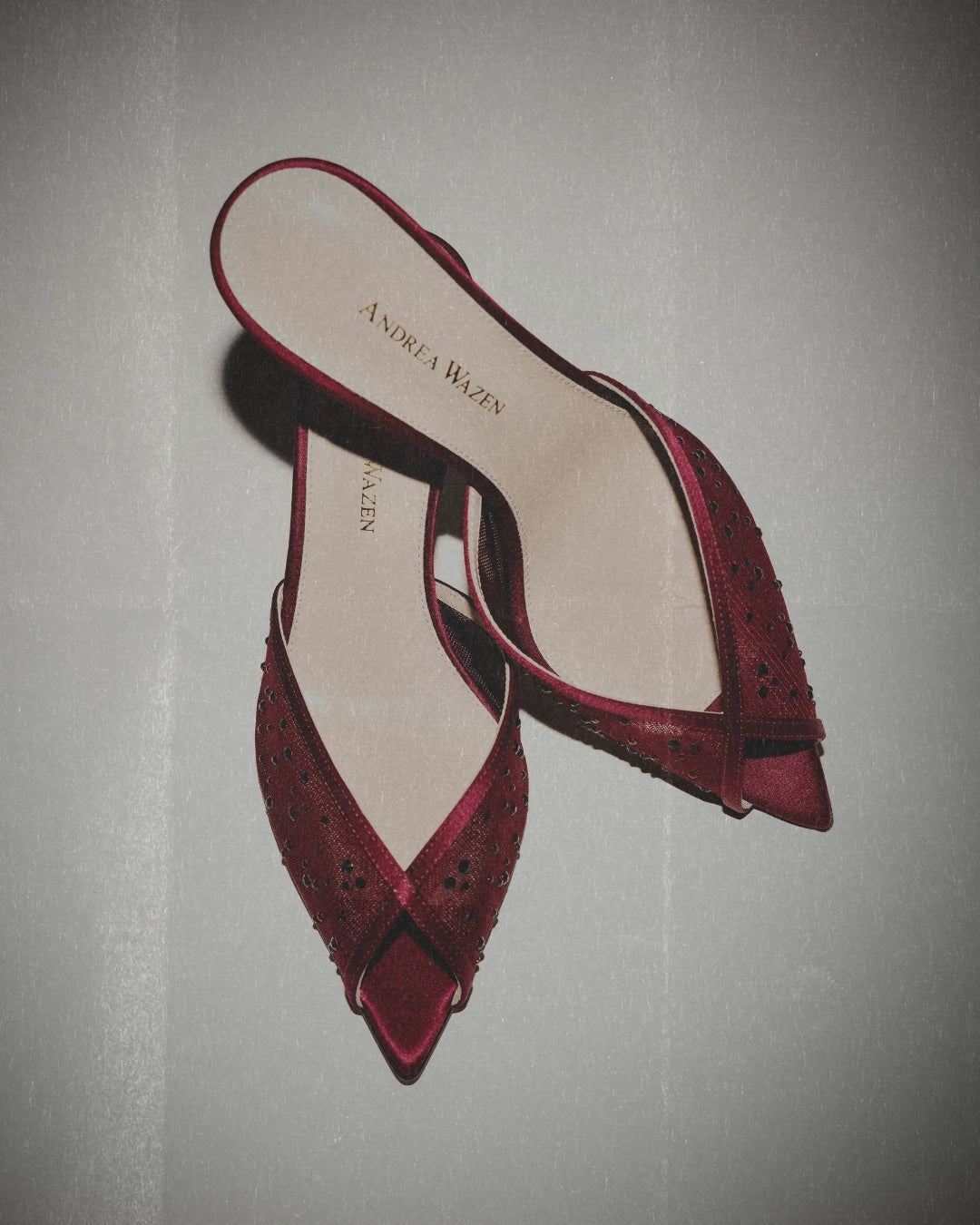 KATY MULE MESH GLITZ 75