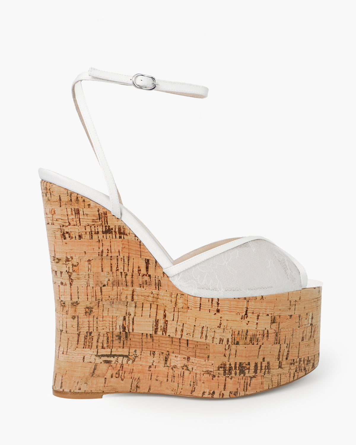 BARDOT CORK WEDGE LACE 150