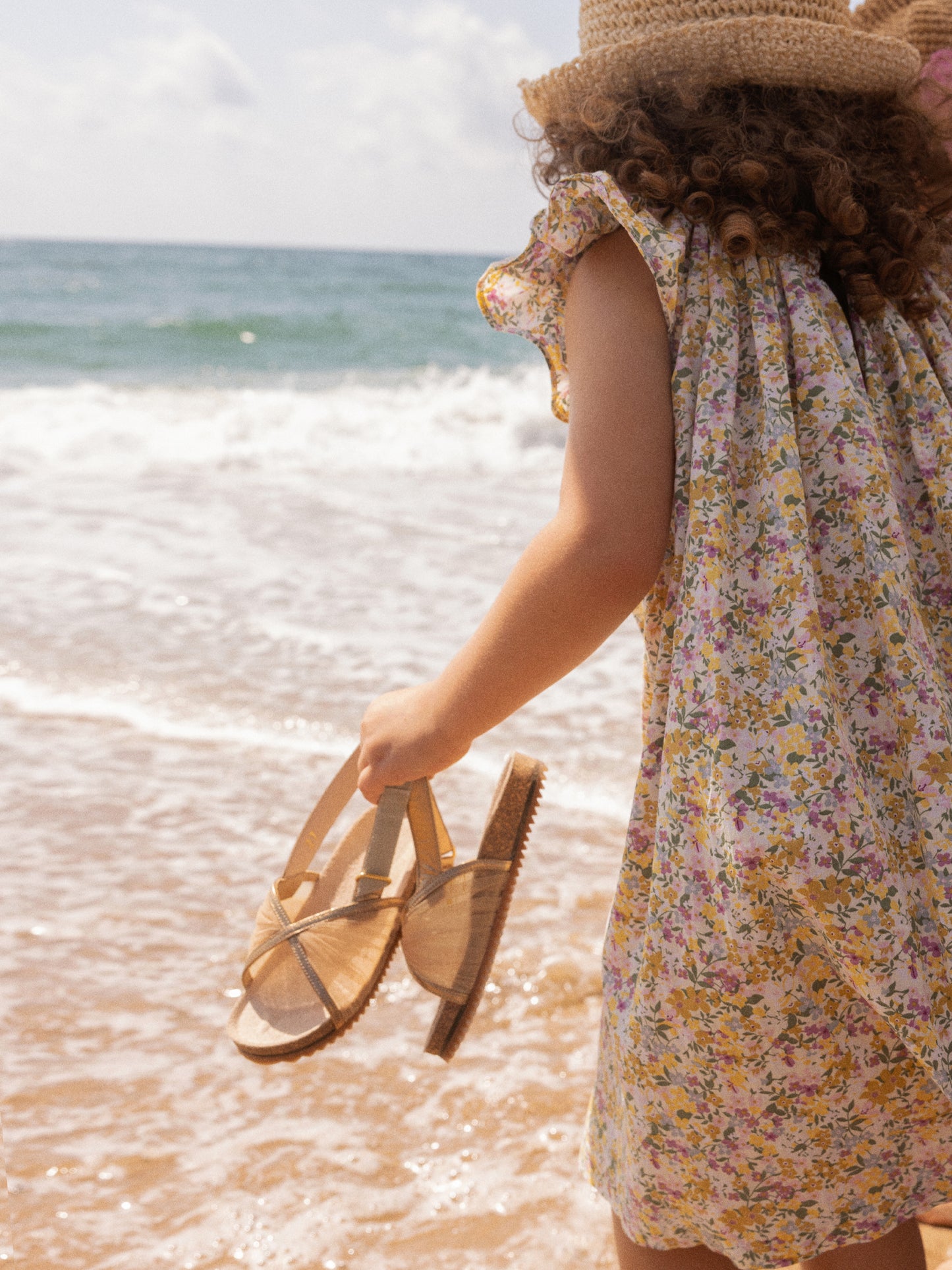 BARDOT MINI CORK METALLIC