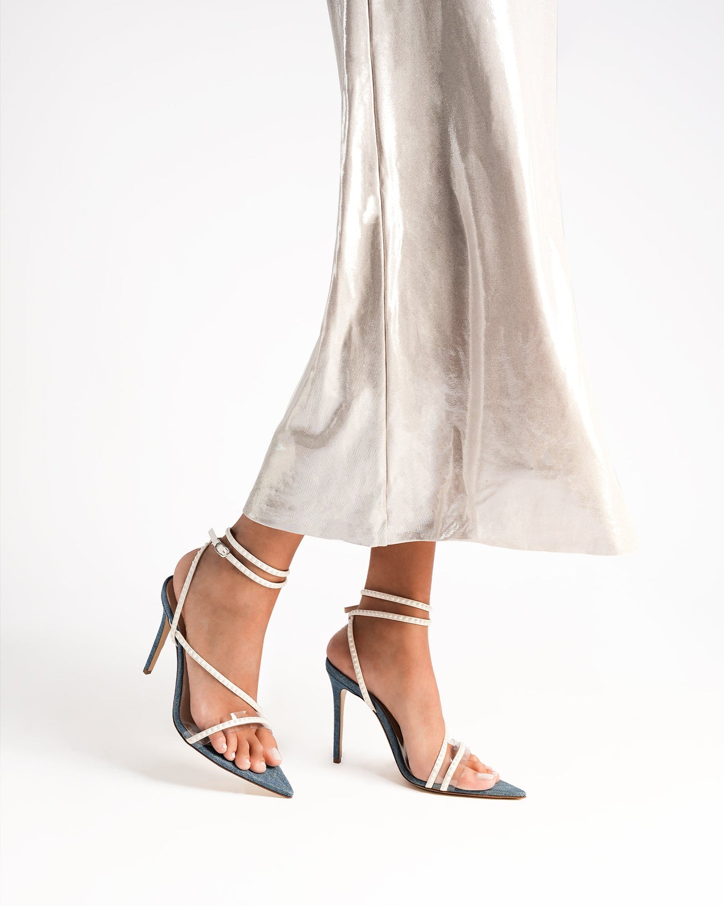 DASSY SANDAL DENIM PEARL 105