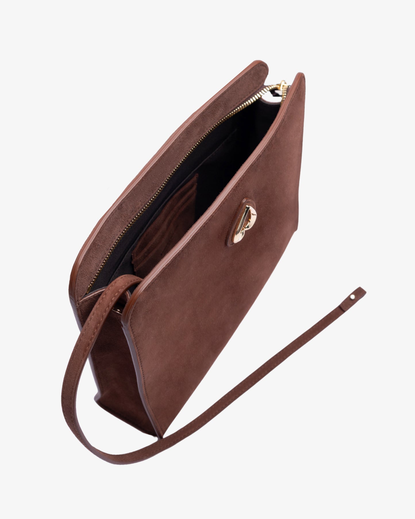 AW HEART POUCH SUEDE