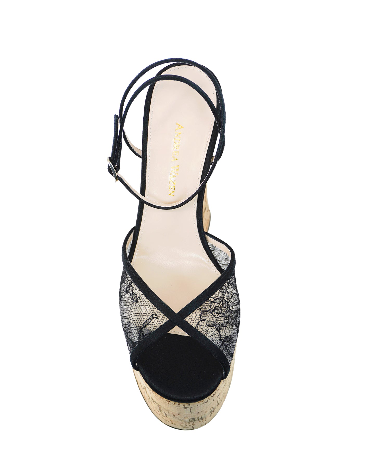 BARDOT CORK WEDGE LACE 150