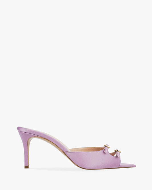 lavender / gold buckles