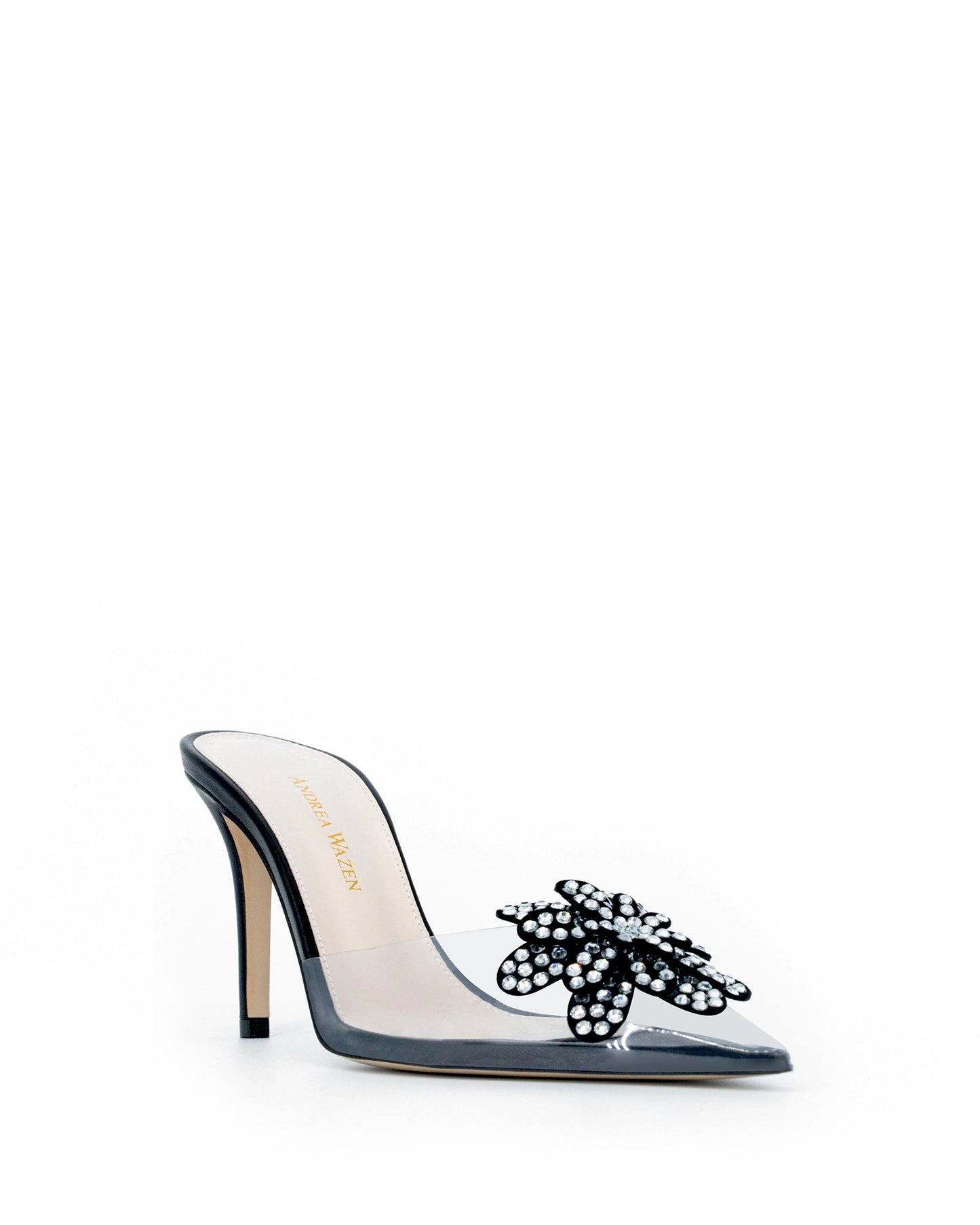 FLORA PVC GLITZ MULE 85