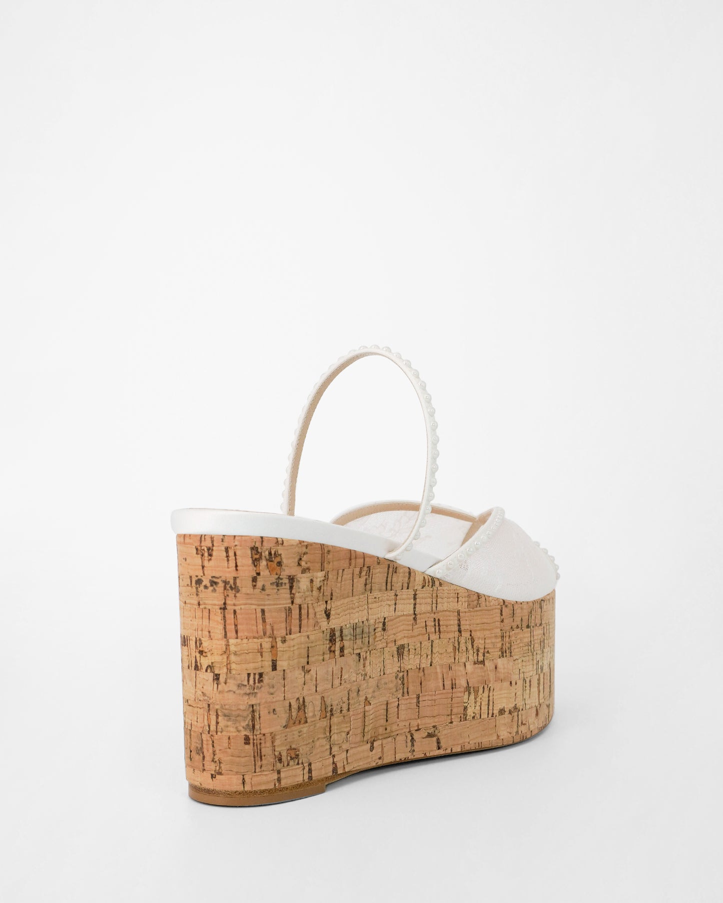 PALOMA CORK WEDGE PEARL 90