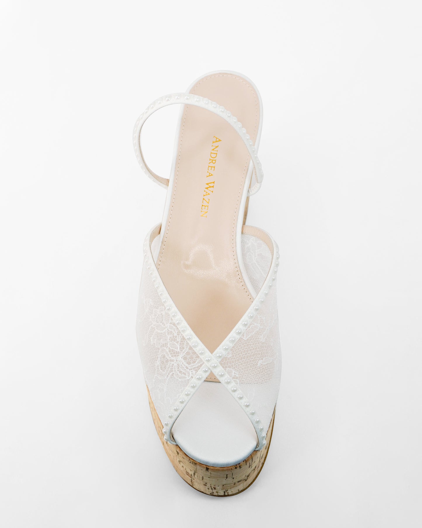 PALOMA CORK WEDGE PEARL 90