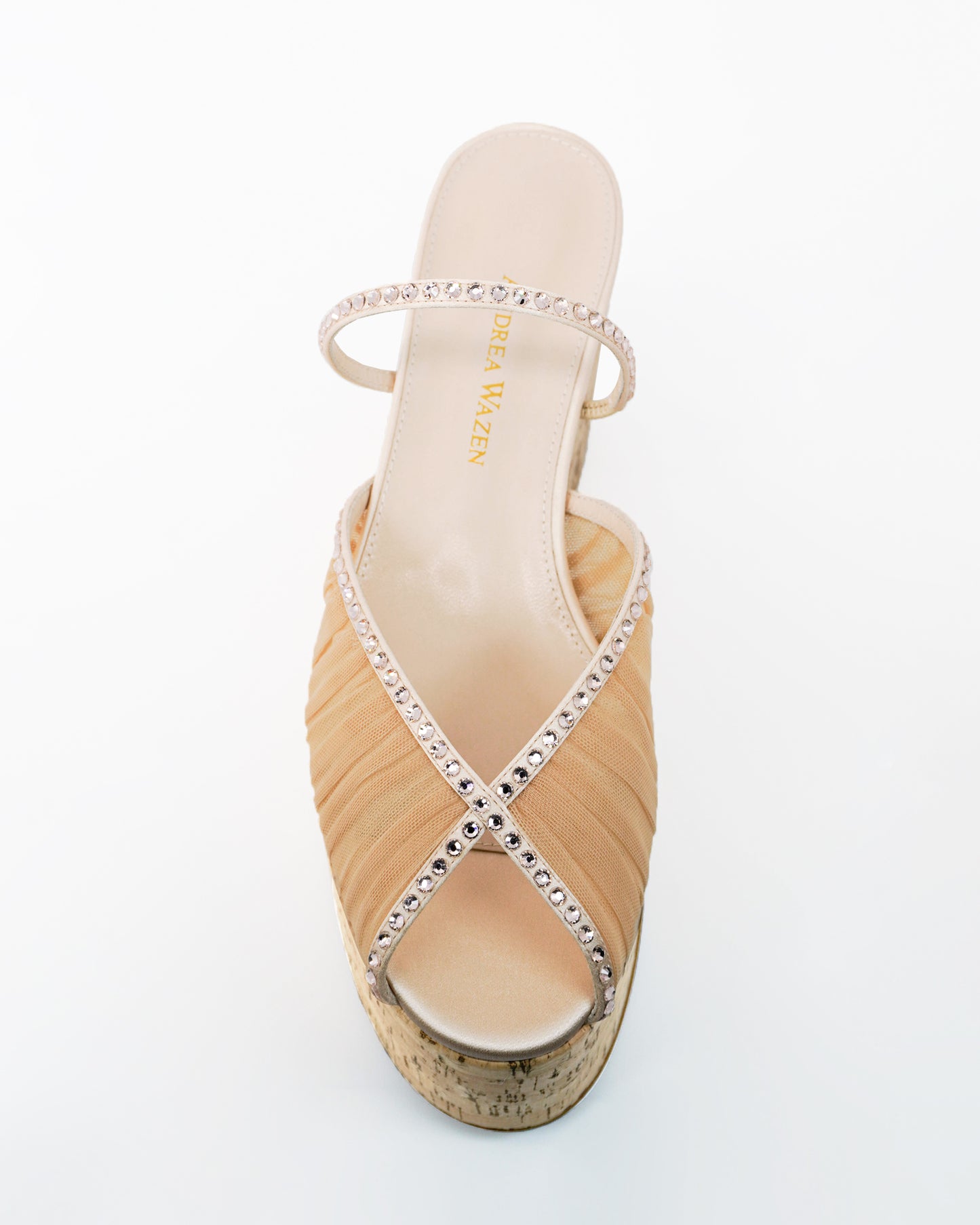 PALOMA CORK WEDGE GLITZ 90