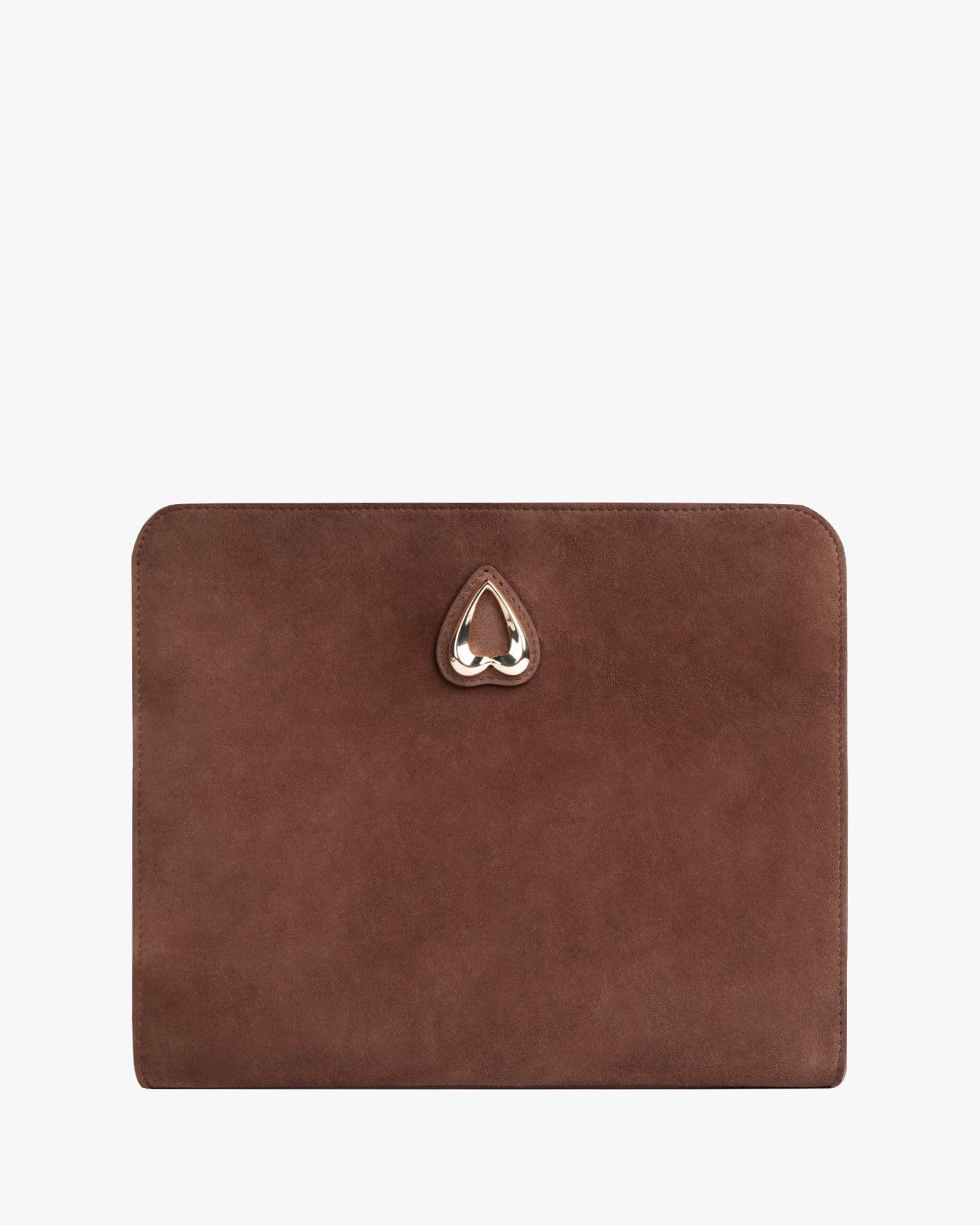 AW HEART POUCH SUEDE