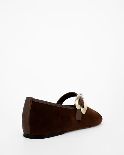 BARBARA SUEDE BALLERINA 05