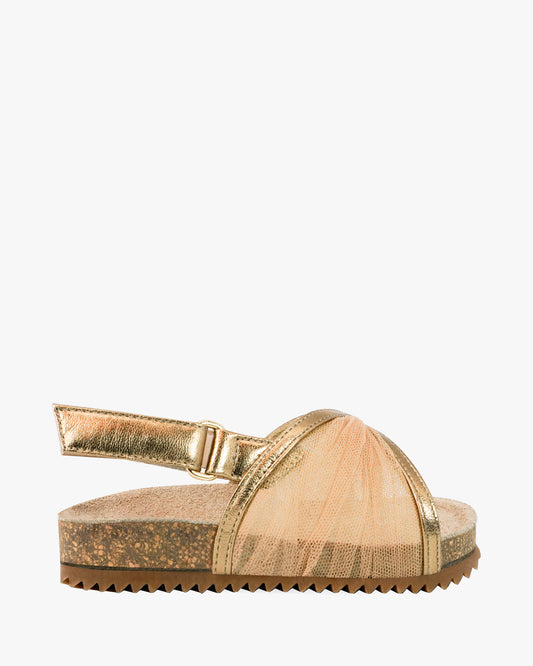 BARDOT MINI CORK METALLIC