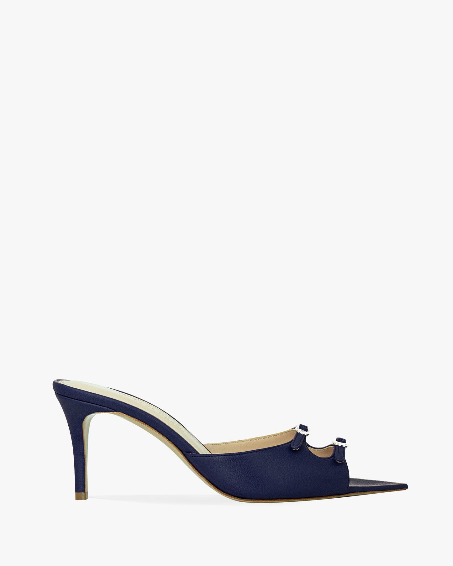 navy / crystal  buckles