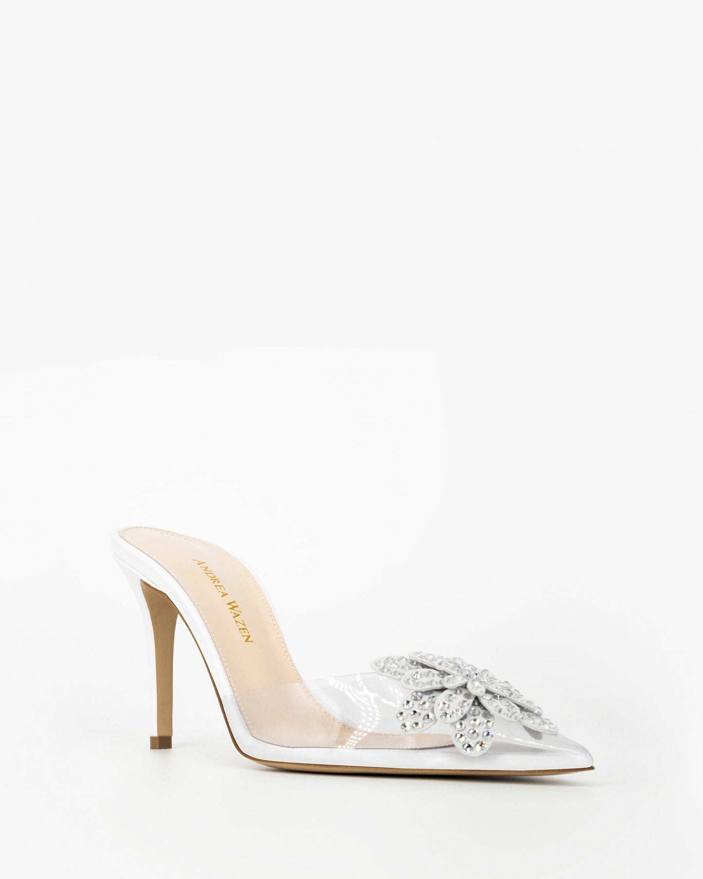 FLORA PVC GLITZ MULE 85