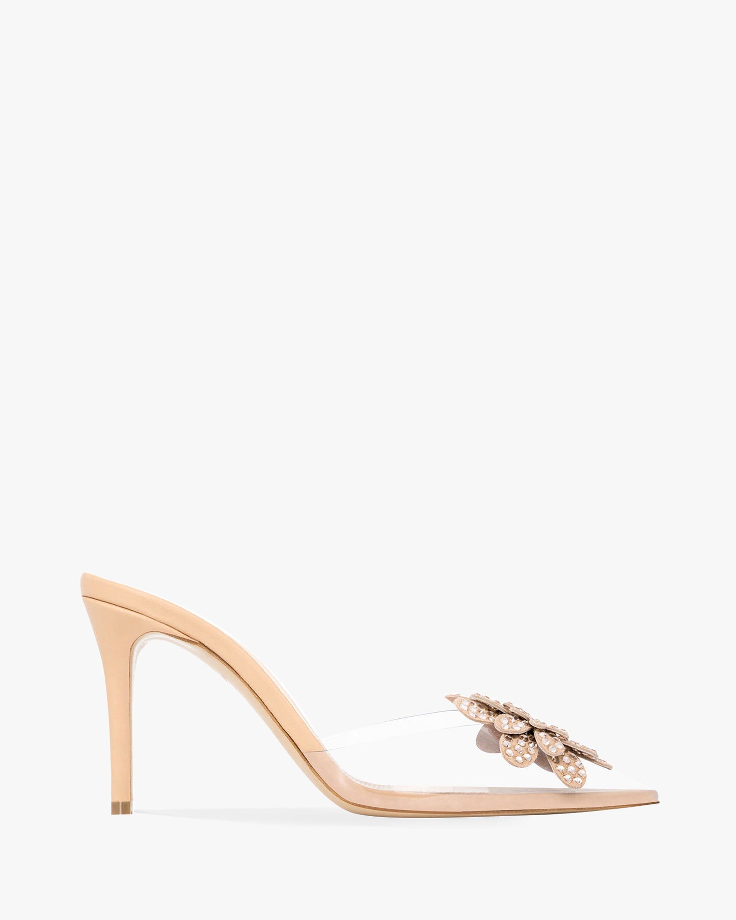 FLORA PVC GLITZ MULE 85