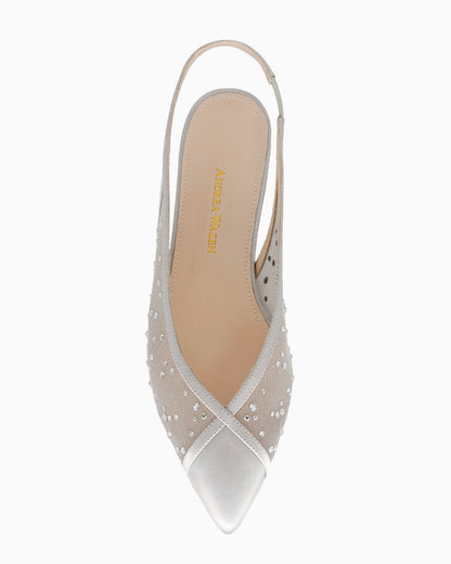 INES FLAT SLING MESH GLITZ 10