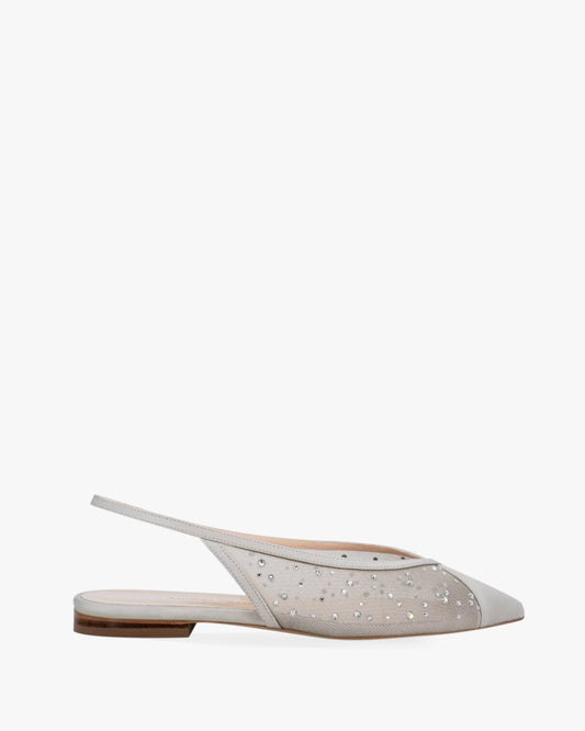 INES FLAT SLING MESH GLITZ 10