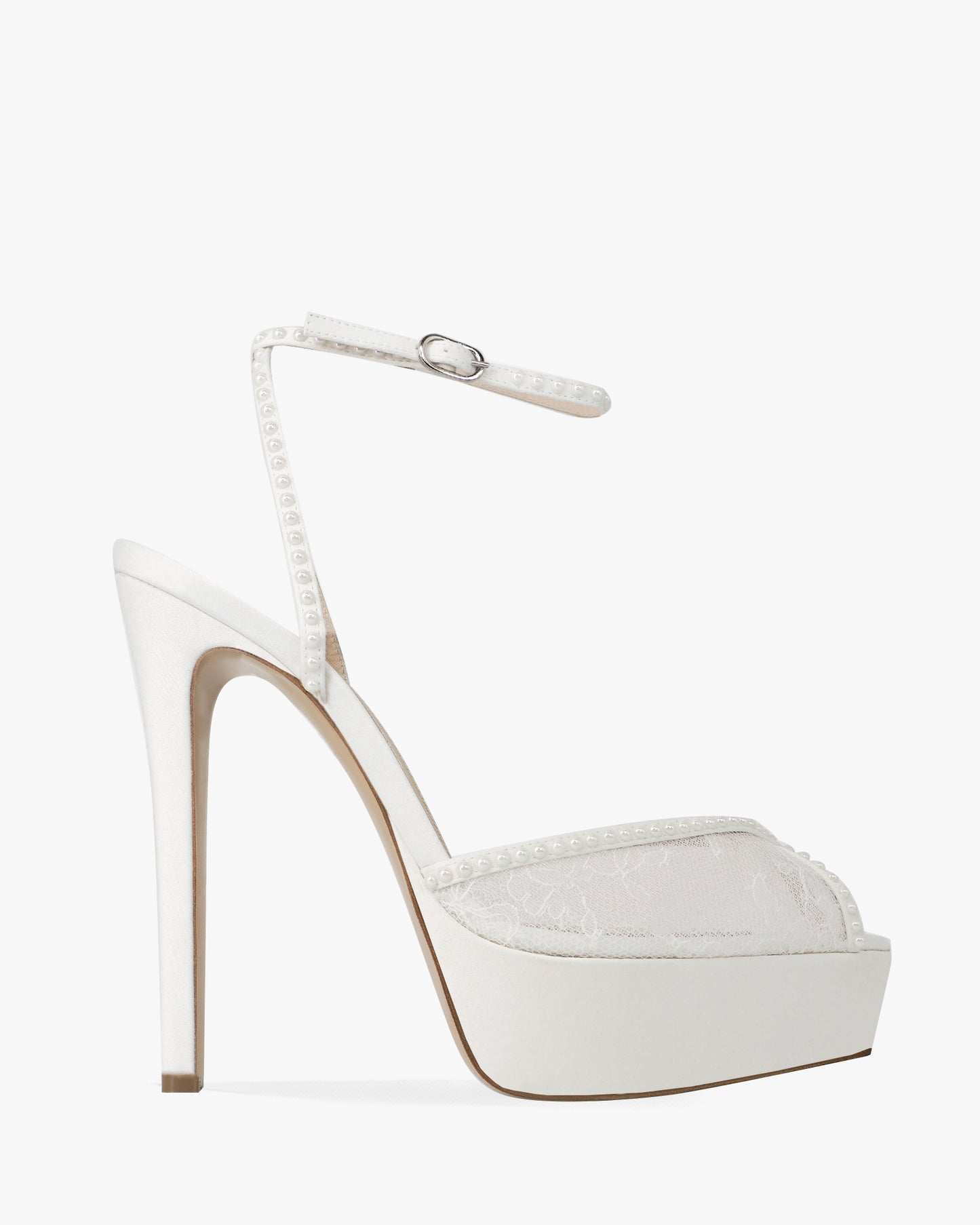 KATY LACE PLATFORM PEARL 140
