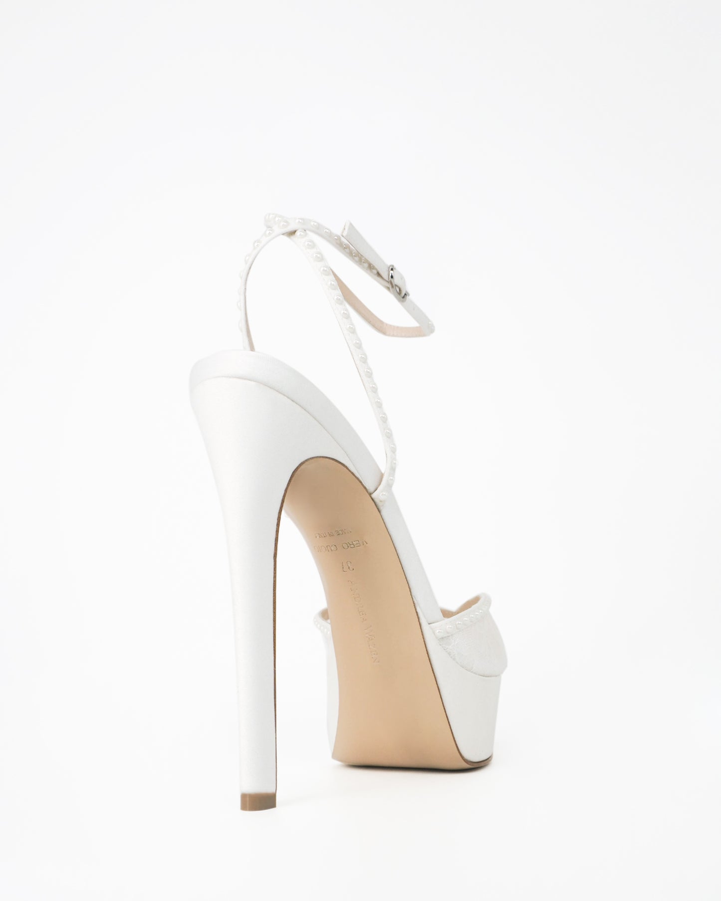 KATY LACE PLATFORM PEARL 140