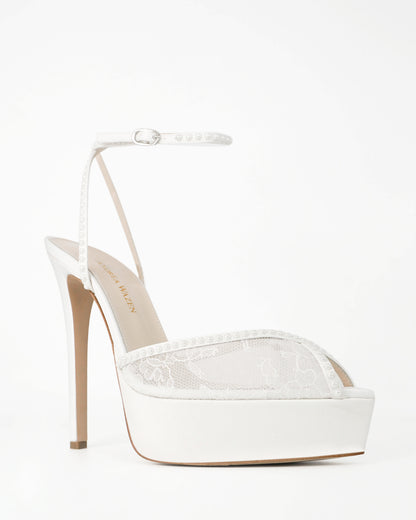 KATY LACE PLATFORM PEARL 140