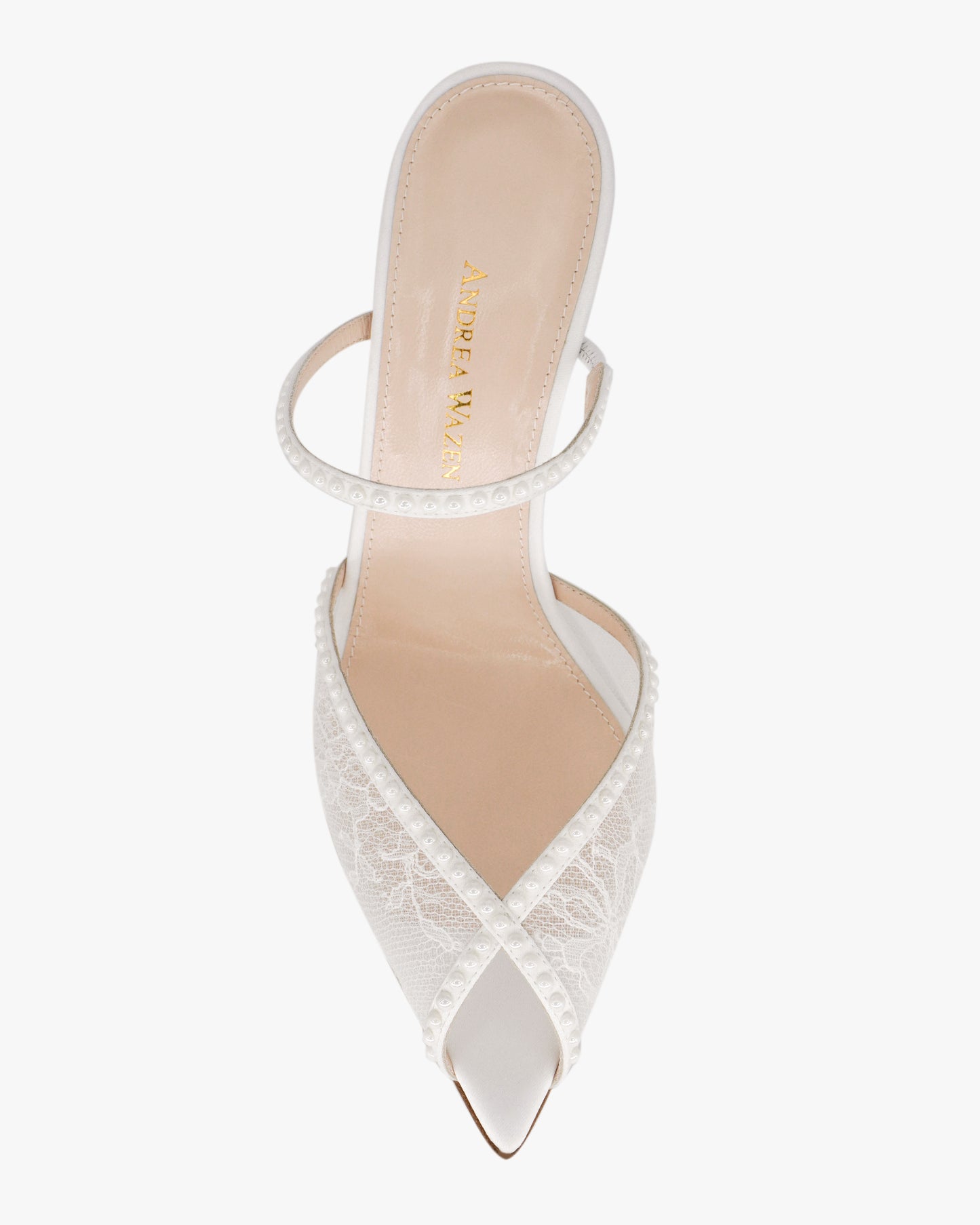 KATY WEDGE LACE PEARL 105