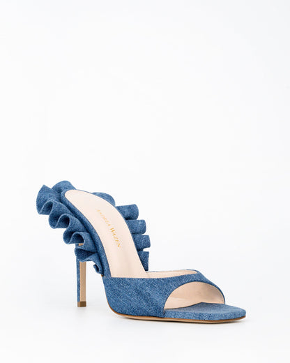 ROUCHES  MULE DENIM 105